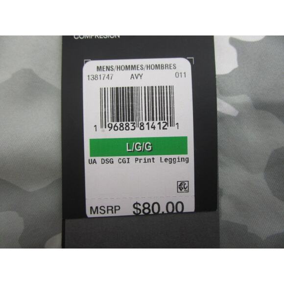 Under Armour ColdGear Infrared Printed Leggings White Camo Men's Large - Picture 3 of 3